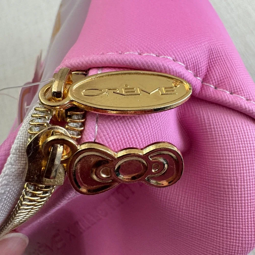 The Creme Shop x Hello Kitty Beauty‎ Travel Case Pink Clear Makeup Bag HKTC9196